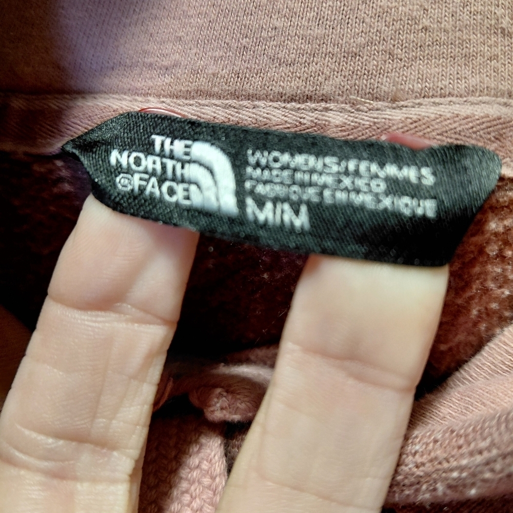 The North Face Men's Mauve Hoodie Sweater Size Medium - Picture 3 of 3